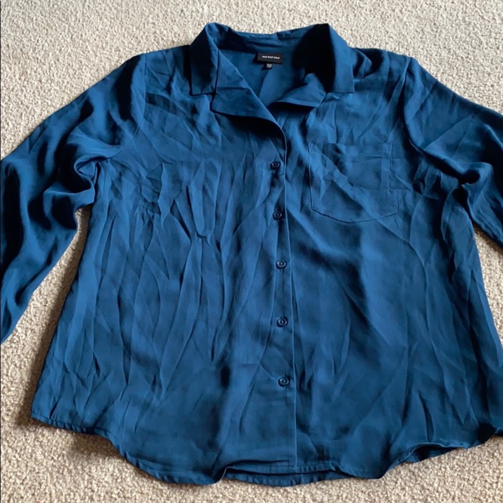 Who what wear by Target dark teal blouse XXL EUC